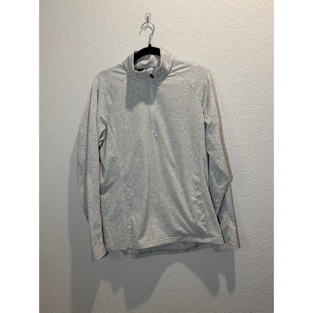 Kjus Mens Trace Midlayer Half-Zip Pullover Gray 52 L